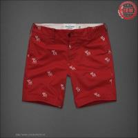 heren abercrombie and fitch casual shorts moose logo rood Nieuwe Goedkope bzktc814